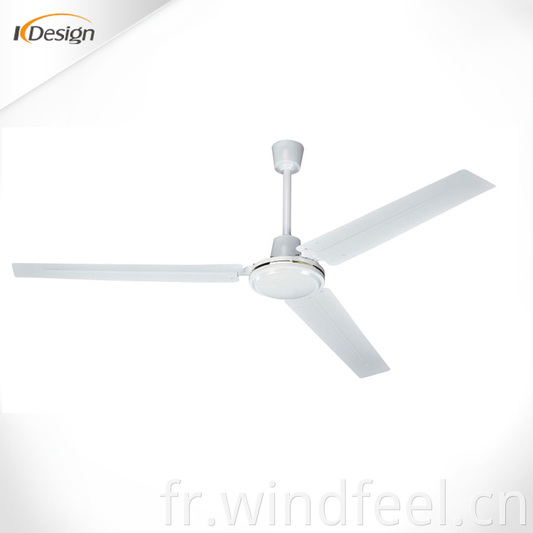 Foshan Perfect Noise sans trois lames en plastique argenté 3 lames de bureau d'énergie d'énergie ventilateur de plafond de paddle